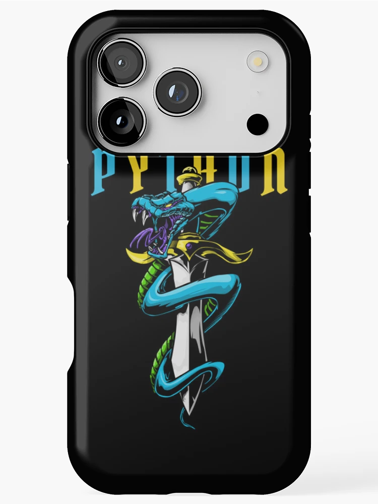 Thumbnail 1 of 4, iPhone Case, Python Logo designed and sold by Redstrawberry13.