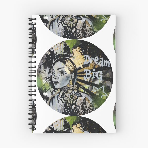 Item preview, Dream big floral woman portrait designed and sold by ChiArtLab.