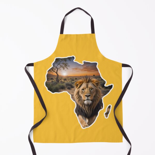 Item preview, Map Of Africa With A Majestic Lion designed and sold by TheArtOfPat.