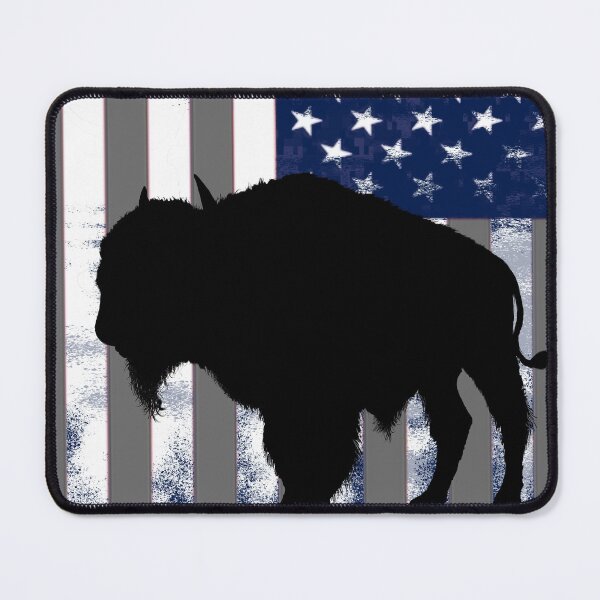 Item preview, American Flag Bison Buffalo Dad Gift designed and sold by oz10.