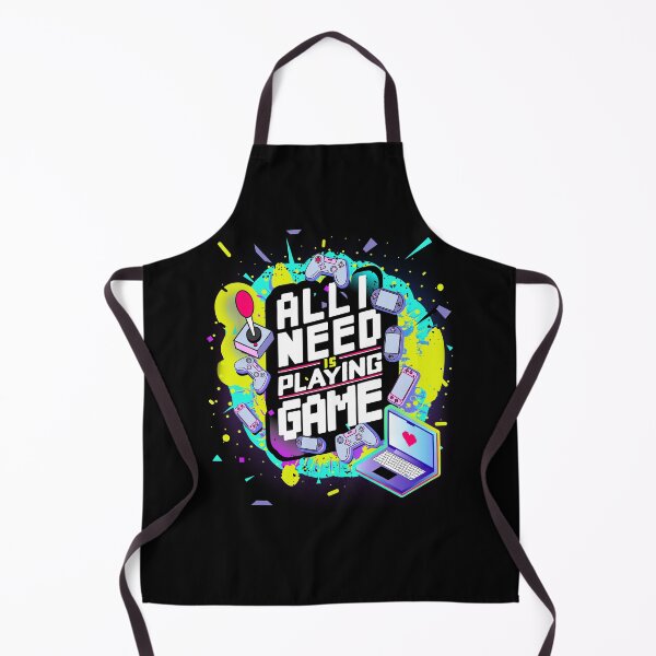 Item preview, All I need is playing games - digital gamer lifestyle designed and sold by catnbloom.