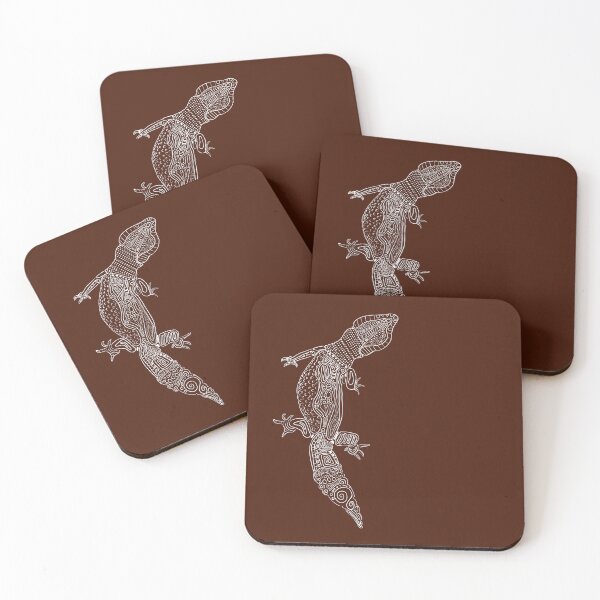 Item preview, Leopard gecko reptile organic abstract designed and sold by WearCub.