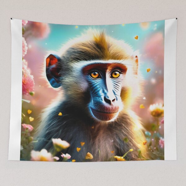 Item preview, young baboon designed and sold by janjacbu.