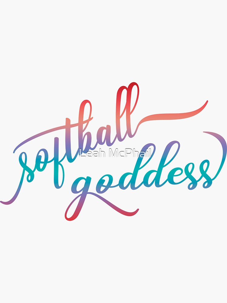 Softball Goddess Summer Ombre by LeahMcPhail