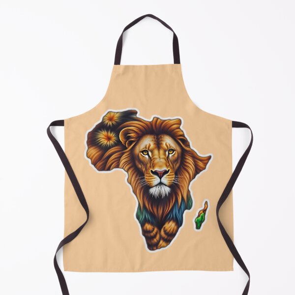 Item preview, Map Of Africa With A Majestic Lion designed and sold by TheArtOfPat.