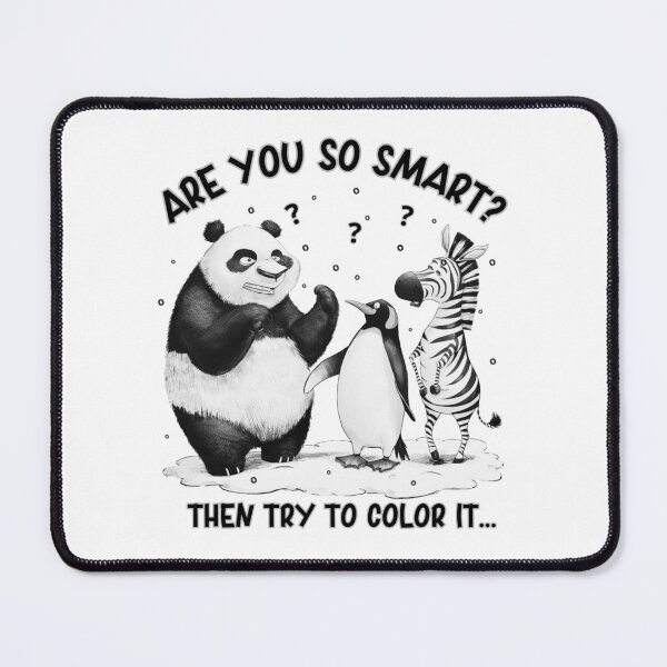 Item preview, black and white panda, zebra, pinguin- try to colour it designed and sold by Endless Projects.