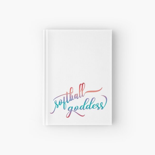 Softball Goddess Summer Ombre Hardcover Journal
