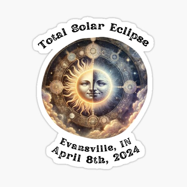 Item preview, Total Solar Eclipse Evansville, IN designed and sold by Digital-Fusion.