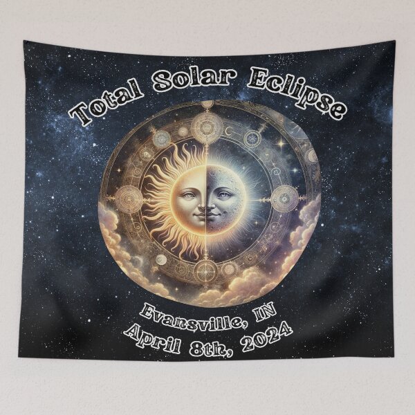Item preview, Total Solar Eclipse Evansville, IN designed and sold by Digital-Fusion.