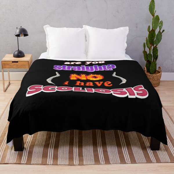 Item preview, Are you straight No I have scoliosis pun designed and sold by DanielSeraphi.