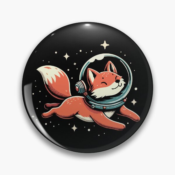Item preview, Space Cute Fox designed and sold by Gkinoki.