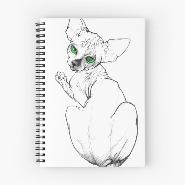 Item preview, Date la vuelta, lindo gatito sphynx designed and sold by SphynxThings.