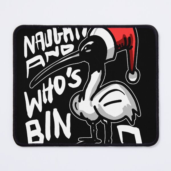 Item preview, Christmas Bin Chicken Australian Bin Chicken Christmas Themed Tee with quote Who's Bin Na designed and sold by DanielSeraphi.