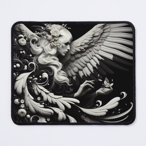 Item preview, Majestic Lady Eagle, Black & White Art designed and sold by AnalajiaDesigns.
