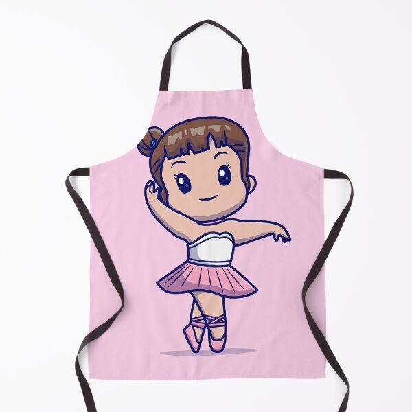 Item preview, "Graceful Pirouette: Cute Ballerina Girl Dancing Ballet designed and sold by hjian8219.