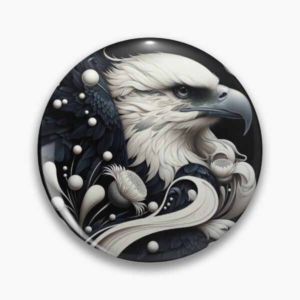 Item preview, Majestic Eagle, Black & White Art  designed and sold by AnalajiaDesigns.