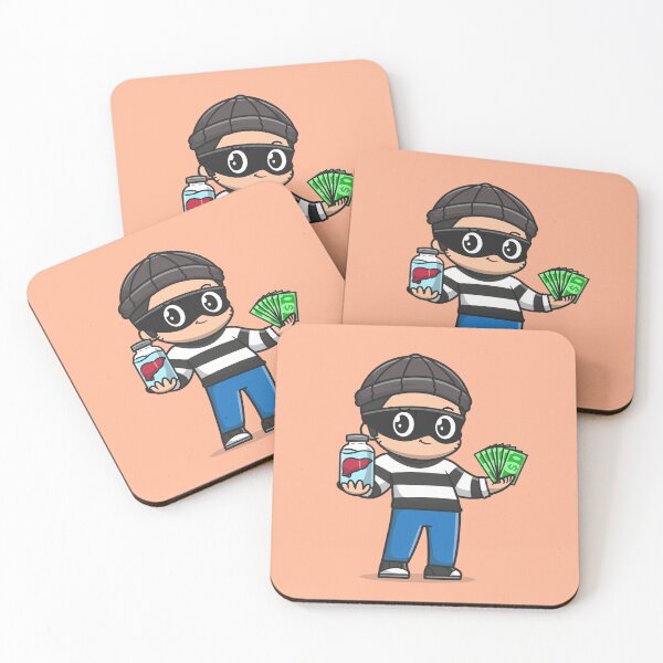 Item preview, Whimsical Heist: Cute Thief with Organ Money designed and sold by hjian8219.