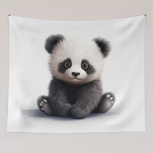Item preview, Cute Fluffy Panda designed and sold by Static-Panda.
