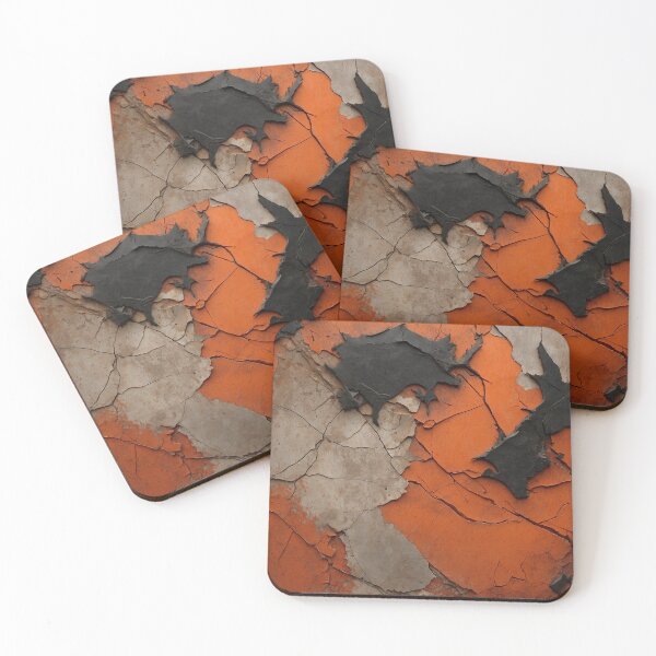 Item preview, Orange & Black Distressed Pattern II designed and sold by Terrace36.