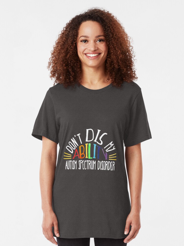 Difference Ability Autism Disability Awareness Autistic Youth Tee Shirt T
