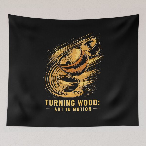 Item preview, Swirling Craft - Woodturning Elegance Design designed and sold by VoyteksDesigns.