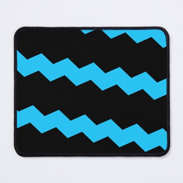 Item preview, Blue Diagonal Chevron Jagged Lines Repeating Prolific Pattern designed and sold by Alchemy-A-La-G.