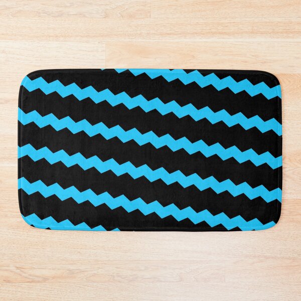 Item preview, Blue Diagonal Chevron Jagged Lines Repeating Prolific Pattern designed and sold by Alchemy-A-La-G.