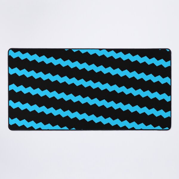 Item preview, Blue Diagonal Chevron Jagged Lines Repeating Prolific Pattern designed and sold by Alchemy-A-La-G.