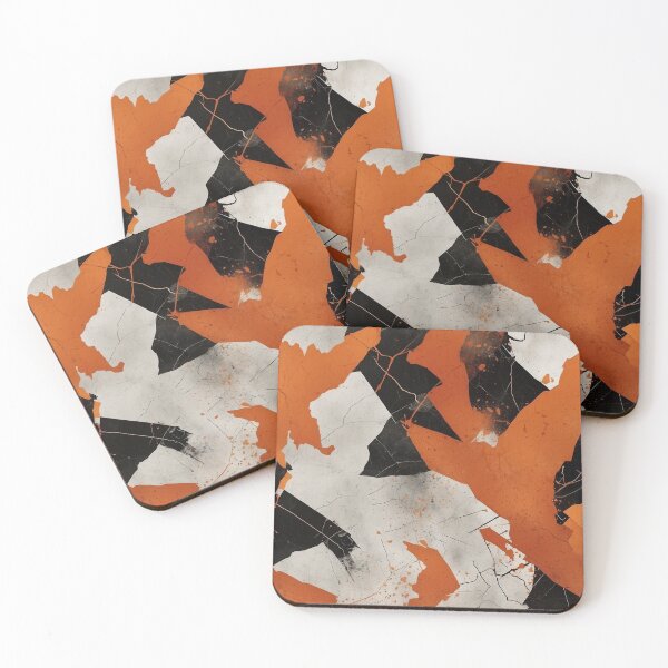 Item preview, Orange & Black Distressed Pattern designed and sold by Terrace36.