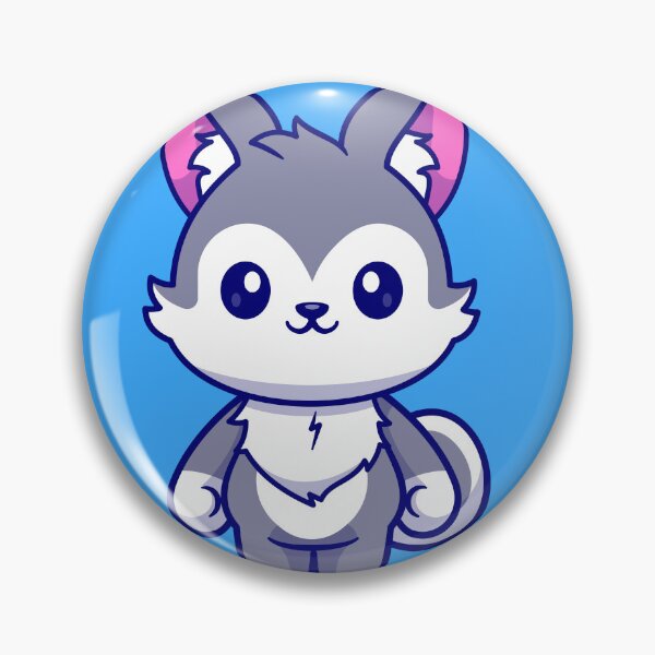 Item preview, Arctic Elegance: Cute Husky Dog Standing" designed and sold by hjian8219.