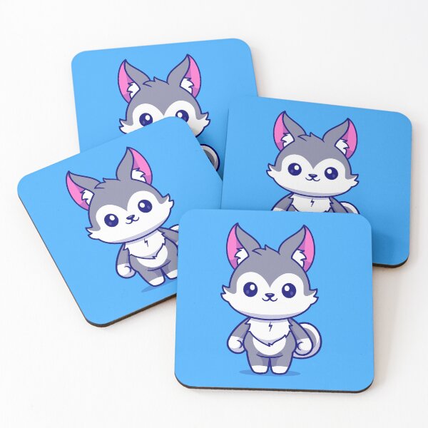 Item preview, Arctic Elegance: Cute Husky Dog Standing" designed and sold by hjian8219.