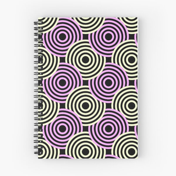 Item preview, Yellow & Pink Concentric Circles Pulsing Targets Prolific Pattern designed and sold by Alchemy-A-La-G.