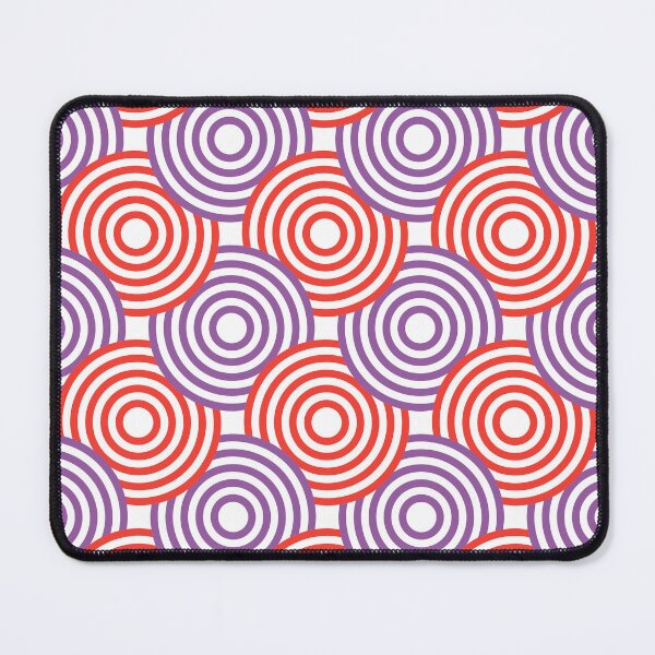 Item preview, Purple & Red Concentric Circles Pulsing Targets Prolific Pattern designed and sold by Alchemy-A-La-G.