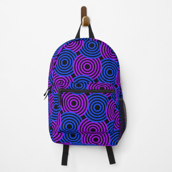 Item preview, Purple & Blue Concentric Circles Pulsing Targets Prolific Pattern designed and sold by Alchemy-A-La-G.