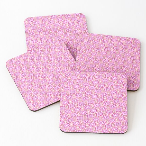 Item preview, Hot Pink Concentric Circles Pulsing Targets Prolific Pattern designed and sold by Alchemy-A-La-G.