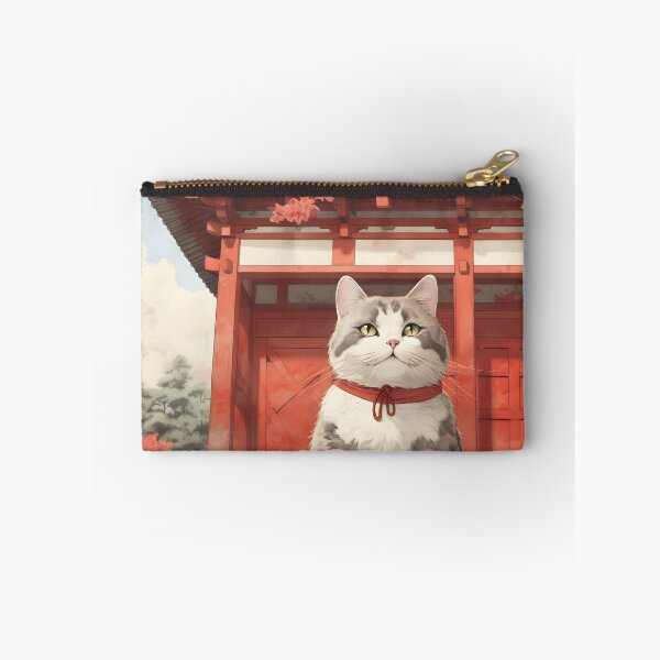 Item preview, Cat Before Temple designed and sold by sakurashorty.