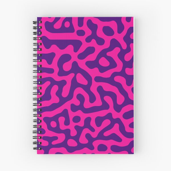 Item preview, Pink and Dark Purple Grooves Organic Liquid Lines Abstract Pattern designed and sold by patternsoup.