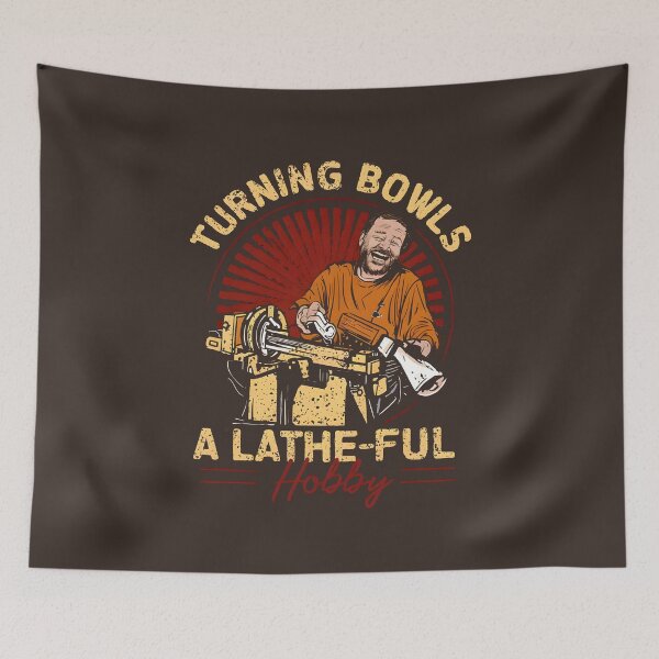 Item preview, Woodturning Enthusiast - Lathe Craft Passion Design designed and sold by VoyteksDesigns.