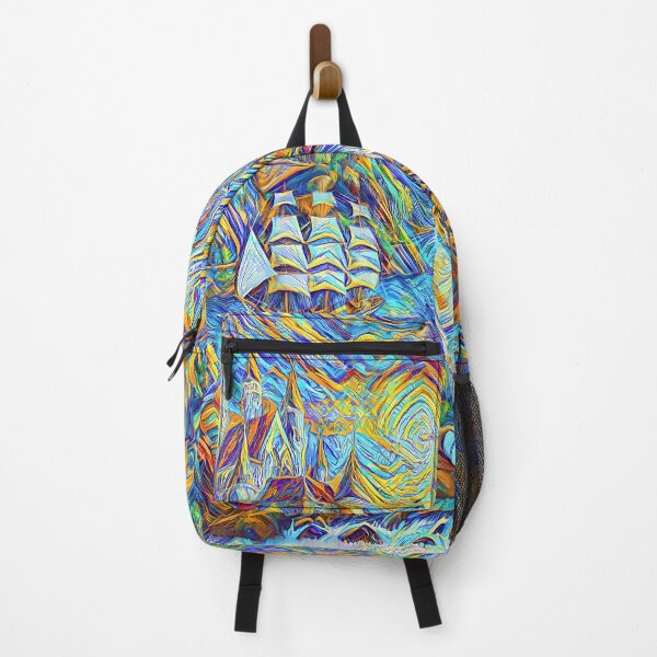 Item preview, Abstraction of castle and cat. DeepDream designed and sold by blackhalt.