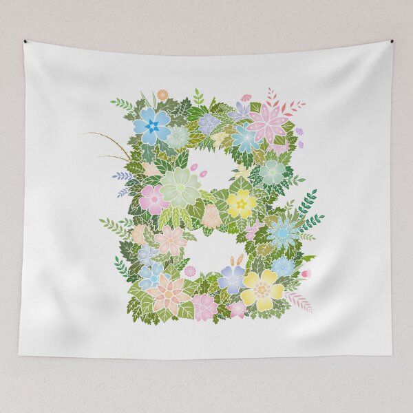 Artikelvorschau, Blumenbuchstabe „B“ WeArePrettierThanFlowers entworfen und verkauft von birthflower.
