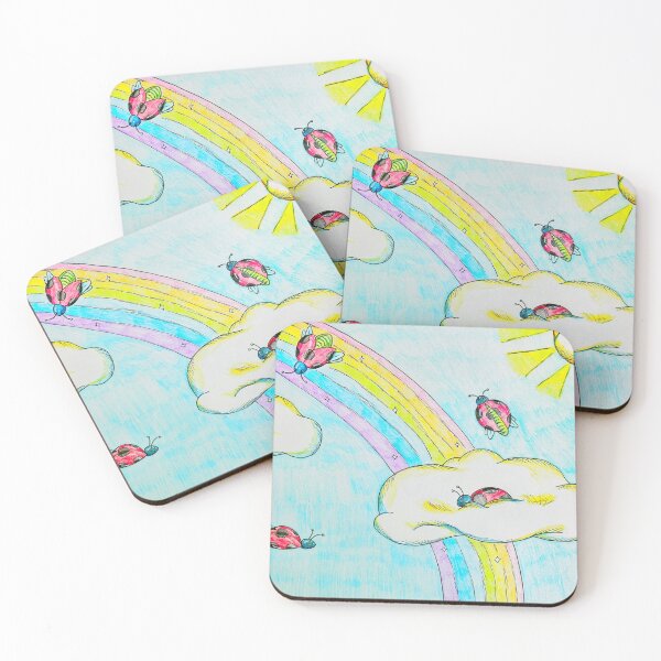 Item preview, Ladybugs Over the Rainbow designed and sold by Marian Hayes.