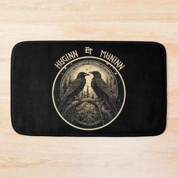 Item preview, Odin Ravens Huginn and Muninn Norse Mythology designed and sold by Chmielayka.