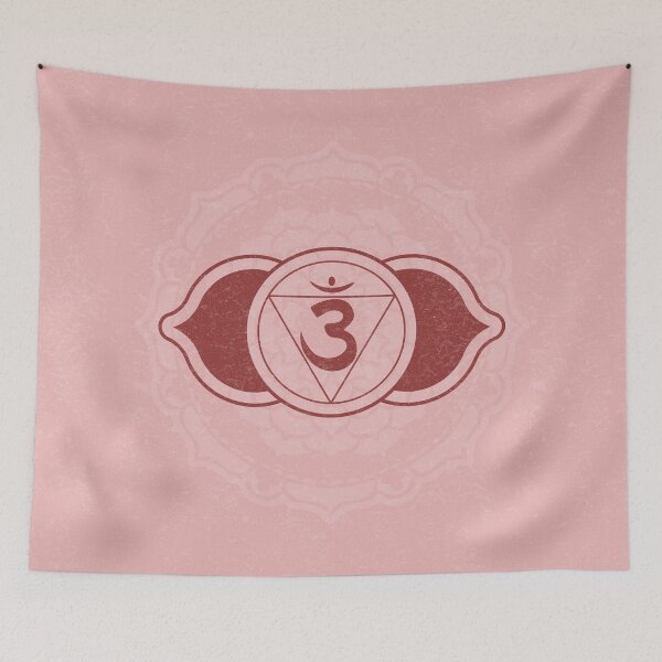 Item preview, Third Eye Chakra Mandala - Rose + Ruby designed and sold by Irene Estelle.
