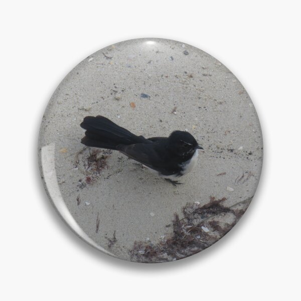Item preview, Willie wagtail at the beach designed and sold by greentiger1.