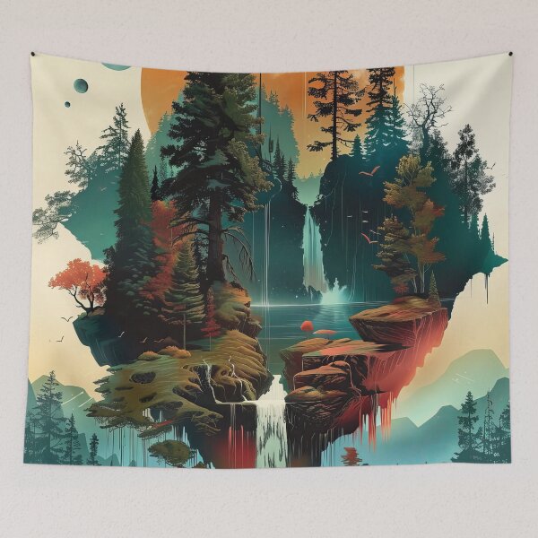 Item preview, Dreamscape Waterfalls designed and sold by DavidLoblaw.