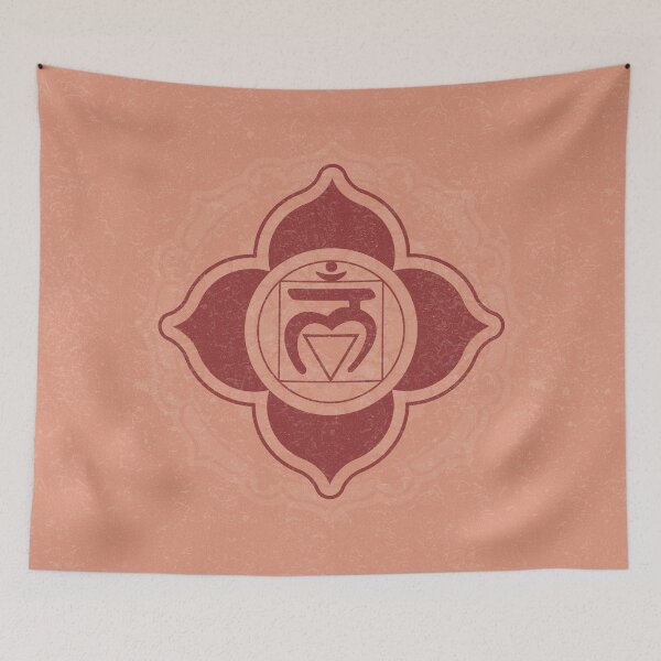 Item preview, Root Chakra Mandala - Coral + Ruby designed and sold by Irene Estelle.