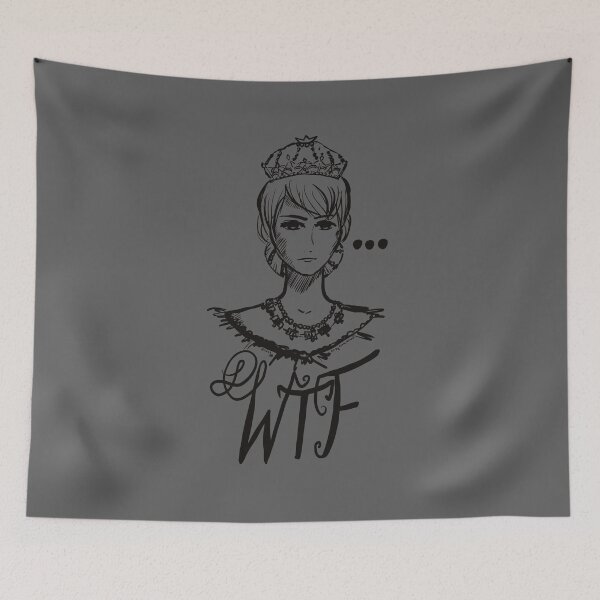Item preview, Blank WTF Queen Stare Reaction designed and sold by Victoria Lehnard.