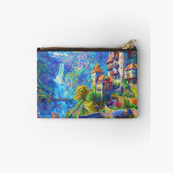 Item preview, Abstraction of castle and cat. DeepDream designed and sold by blackhalt.