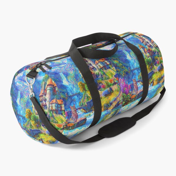 Item preview, Abstraction of castle and cat. DeepDream designed and sold by blackhalt.