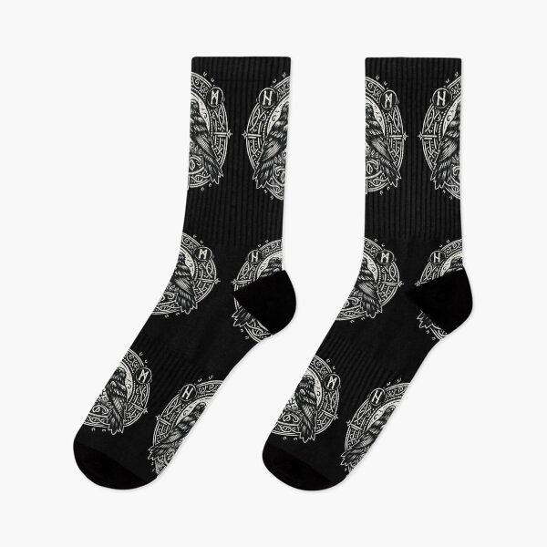 Item preview, Odin Ravens Huginn and Muninn Norse Mythology designed and sold by Chmielayka.